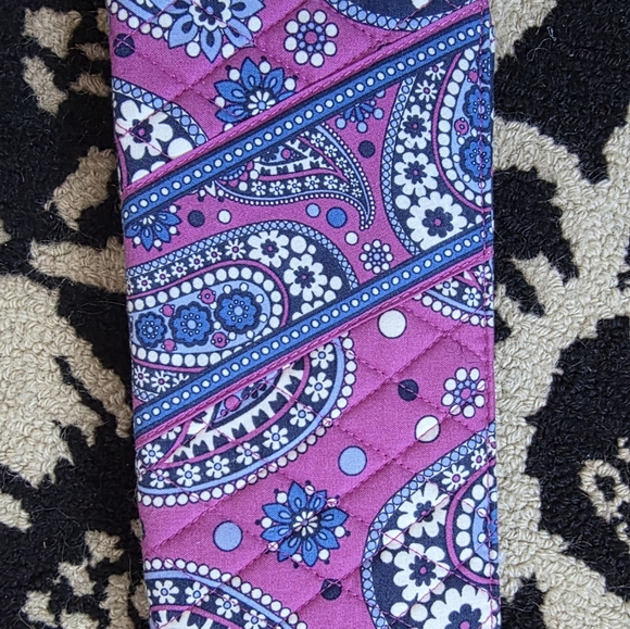 Vera Bradley Boysenberry Print Travel Wallet, Passport, ID - Picture 6 of 9
